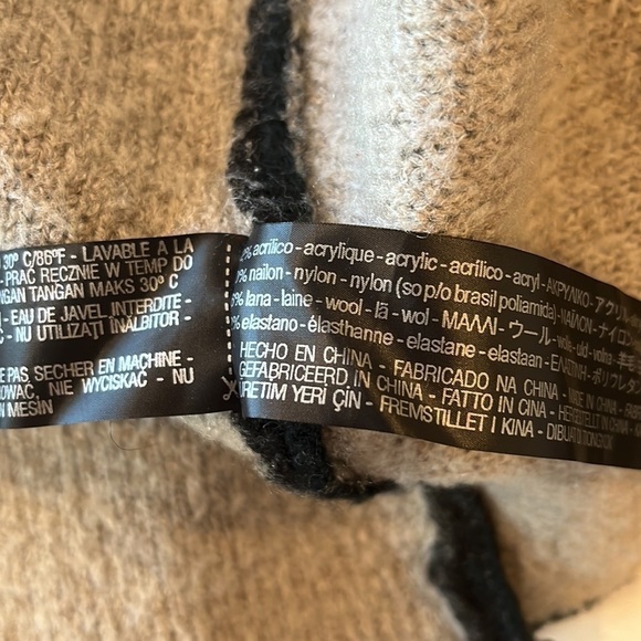 Zara Knit Wool Open Front Cardigan - Picture 5 of 6